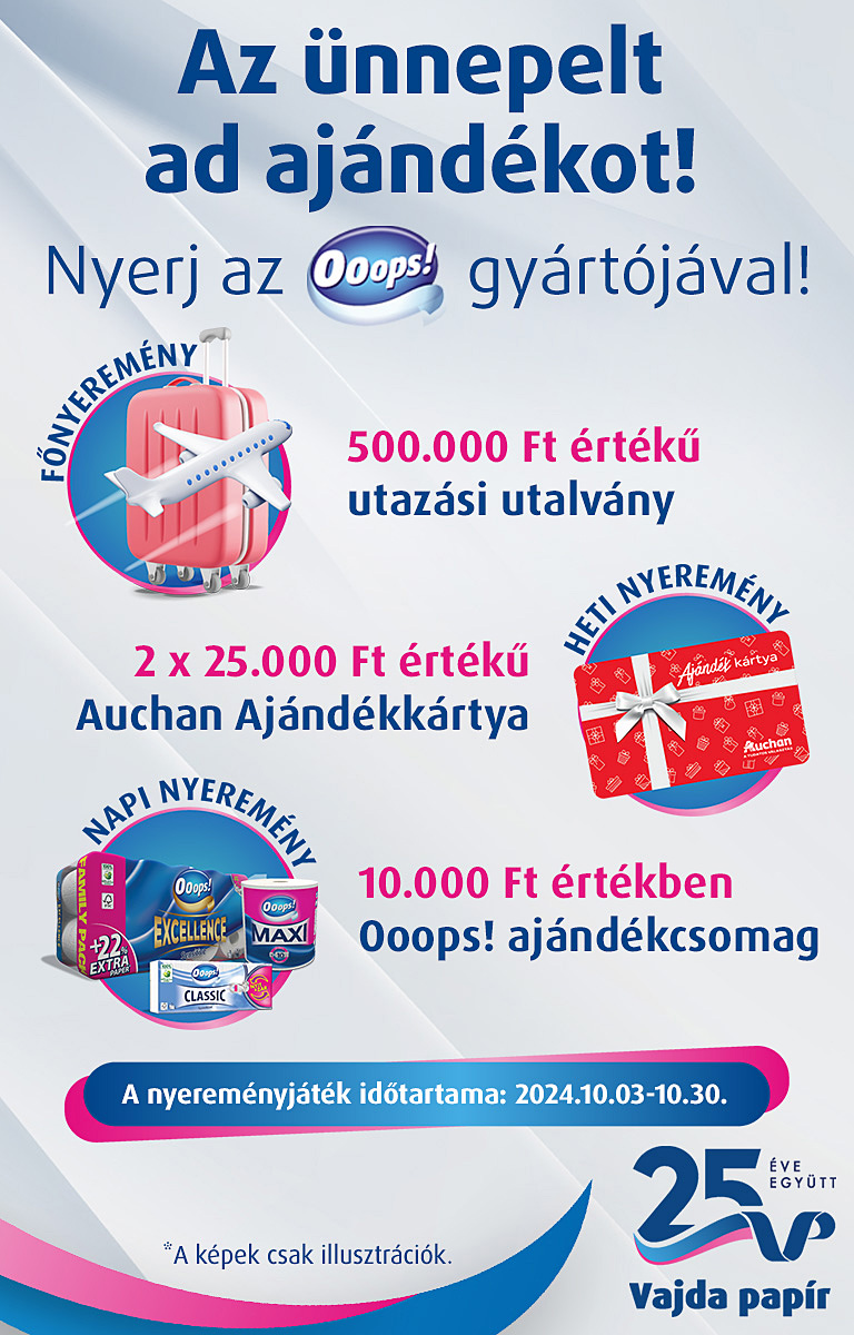 Az ünnepelt ad ajándékot!